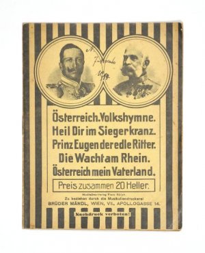 Patriotische Lieder. Kriegsjahr 1914.