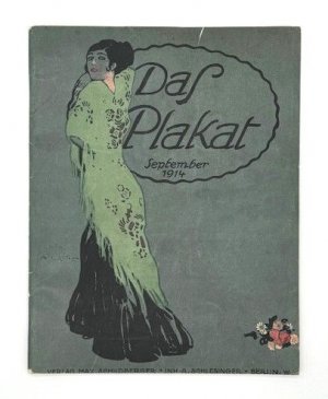 Das Plakat. Mitteilungen des Vereins der Plakatfreunde. 5. Jahrgang, September 1914, Heft 5.
