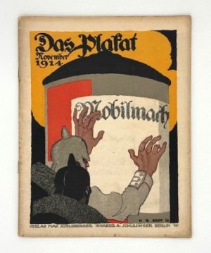 Das Plakat. Mitteilungen des Vereins der Plakatfreunde. 5. Jahrgang, November 1914, Heft 6.