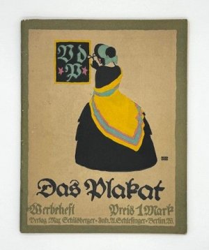 Das Plakat. Mitteilungen des Vereins der Plakatfreunde. 5. Jahrgang, 1914, Werbeheft.