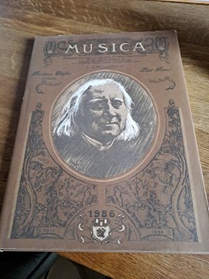 gebrauchtes Buch – Faksimileausgabe der französischen Zeitschrift Musica von Oktobre 1911 zum Jubiläum des 175. Geburtstages und des 100. Todestages von Franz Liszt.