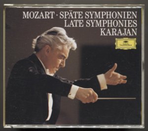 gebrauchter Tonträger – Karajan, Herbert von – Mozart - Späte Symphonien. 3 CDs. Berliner Philharmoniker.