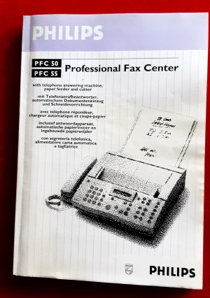 gebrauchtes Buch – Philips  – Professional Fax Center PFC 50, PFC 55