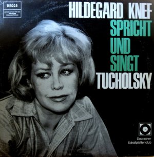 gebrauchter Tonträger – Deutsche Literatur 20 – Hildegard Knef spricht und singt Tucholsky. Aufgenommen im September 1964 in München.