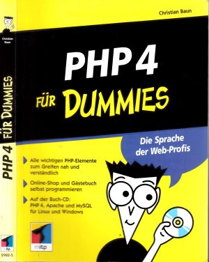 gebrauchtes Buch – Christian Baun – PHP 4 für Dummies OHNE CD-ROM