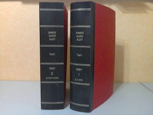 Bundesgesetzblatt Jahrgang 1991 Teil 1 , Buch 1, 2 2 Bücher