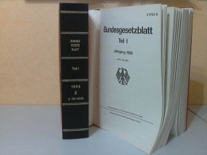 Bundesgesetzblatt Jahrgang 1993 Teil 1 , Buch 1, 2 2 Bücher