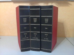 Bundesgesetzblatt Jahrgang 1994 Teil 1 , Buch 1, 2,3 3Bücher