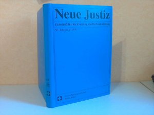 Neue Justiz. Zeitschrift für Rechtsetzung und Rechtsanwendung 50. Jahrgang 1996