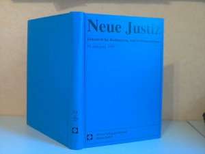 Neue Justiz. Zeitschrift für Rechtsetzung und Rechtsanwendung 51. Jahrgang 1997