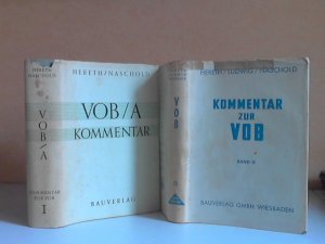 Kommentar zur VOB. Verdingungsordnung für Bauleistungen. Band. 1, 2 2 Bücher