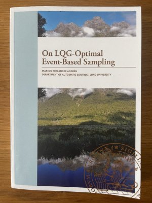 gebrauchtes Buch – Marcus Thelander Andrén – On LQG-Optimal Event-Based Sampling