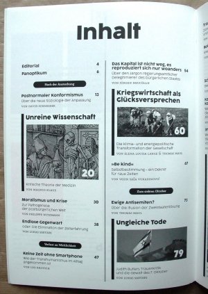 gebrauchtes Buch – Freunde der Zeitschrift casa blanca e – casa | blanca. Texte zur falschen Zeit. Heft N° 1/2024.