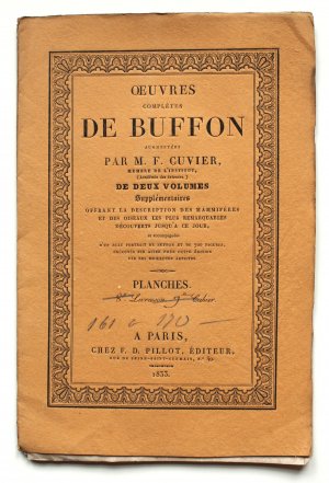 Oeuvres complètes de Buffon augmentées de deux volumes supplémentaires. Planches 161 - 170 de tome 22.