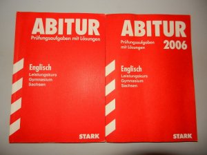 gebrauchtes Buch – Autorenkollektiv – Abitur - Prüfungsaufgaben mit Lösungen Englisch Leistungskurs Gymnasium Sachsen *** Abitur 1997 + 2006