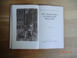 antiquarisches Buch – Dostojewski – Der Traum eines lächerlichen Menschen Bloch 43 1. Ausgabe 1922