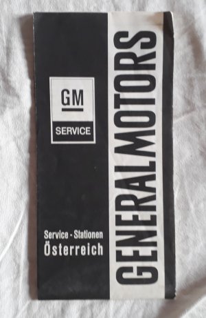 gebrauchtes Buch – GM General Motors Service Stationen Karte Österreich