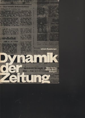 Dynamik der Zeitung.