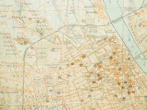 Warschau. Mil. Stadtplan 1:25.000, 1915