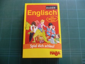 gebrauchtes Spiel – HABA-Spieleredaktion und Barbara Scholz – Englisch - Das Memospiel (DUDEN), Spiel dich schlau! HABA 4662