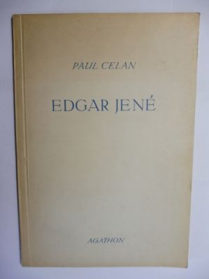 Edgar Jené. Der Traum vom Traume. Mit 30 Abbildungen und einer Vorbemerkung von Otto Basil.