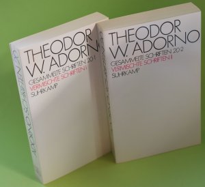 Gesammelte Schriften Band 20.1+20.2: Vermischte Schriften. [hrsg. von Rolf Tiedemann unter Mitw. von Gretel Adorno ...] / 1, 2