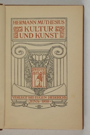 antiquarisches Buch – Hermann Muthesius – Kultur und Kunst.