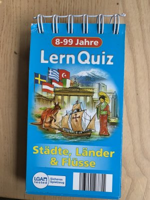 Lern Quiz Städte, Länder & Flüsse