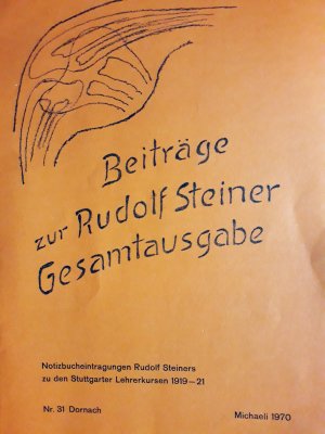 gebrauchtes Buch – Rudolf Steiner – Beiträge zur Rudolf Steiner Gesamtausgabe, 5 Hefte