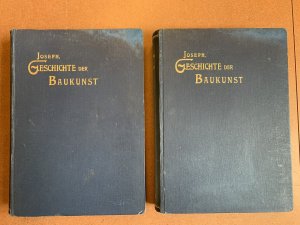 Geschichte der Baukunst vom Altertum bis zur Neuzeit. Ein Handbuch. Zweite, verbesserte und vermehrte Auflage. Drei Bände mit 1752 Abbildungen.