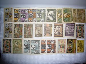 200 Notgeld Notgeldscheine 1920er Jahre Norddeutschland (Bln. HB, HH, Nds. & SLH) & Thüringen