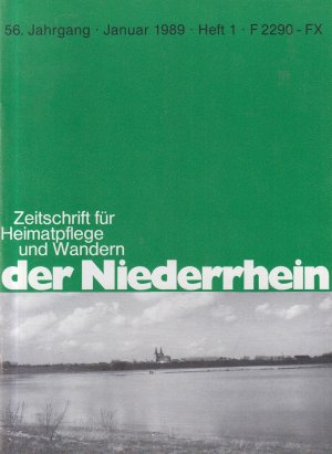 gebrauchtes Buch – Der Niederrhein – Der Niederrhein – Zeitschrift für Heimatpflege und Wandern 1989 + 1990 8 Hefte