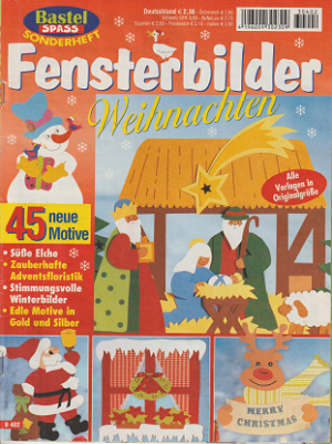 gebrauchtes Buch – Bastelspass Fensterbilder Weihnachten