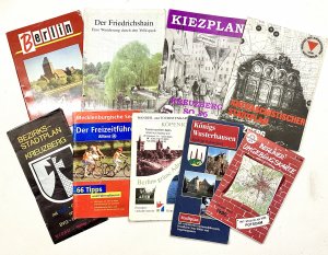 gebrauchtes Buch – 20 alte Karten + Pläne und 5 Stadtführer BERLIN + UMGEBUNG
