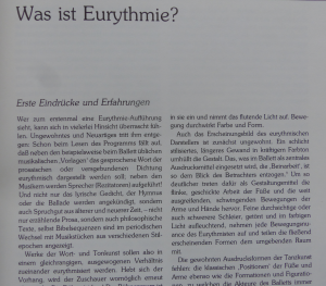 gebrauchtes Buch – Wolfgang Veit / else klink – EURYTHMIE / Else Klink, Ihr Wirken in einer neuen Bühnenkunst