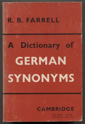 A Dictionary of German Synonyms.