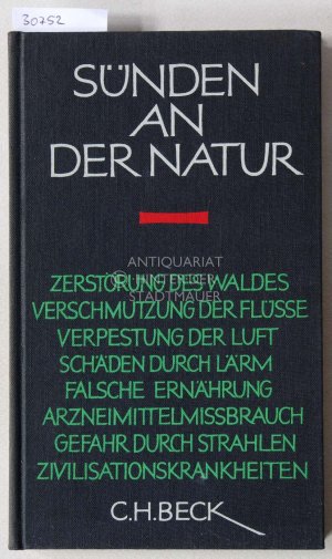 antiquarisches Buch – Hans-Joachim Netzer – Sünden an der Natur. Eine Vortragsreihe.