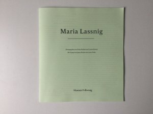 gebrauchtes Buch – Museum Folkwang – Maria Lassnig - Essays: Einleger zu Katalog