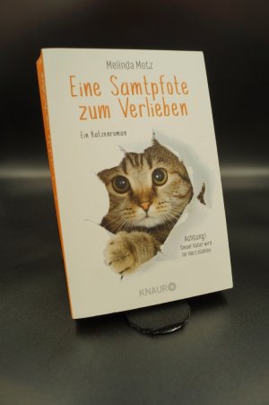 gebrauchtes Buch – Melinda Metz – Eine Samtpfote zum Verlieben - Ein Katzenroman +Geschenk