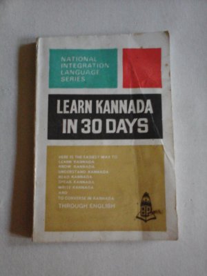 Learn Kannada in 30 days (through English)