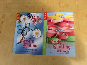 gebrauchtes Buch – Margarete Vogelbacher – Modern Quilling romantisch dekorativ