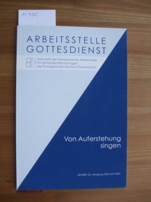 gebrauchtes Buch – div. Autor*innen – Von Auferstehung singen [Arbeitsstelle Gottesdienst, Heft 3, 2009]