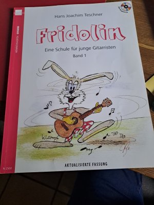 gebrauchtes Buch – Teschner, Hans Joachim – Fridolin - Eine Schule für junge Gitarristen. Band 1 mit CD