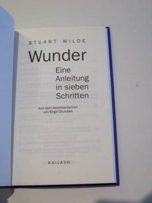 Stuart Wilde +++ Wunder +++ eine Anleitung in sieben Schritten +++ TOP!!!