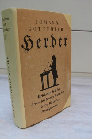 gebrauchtes Buch – Johann Gottfried von Herder – 1. Band: Erstes bis drittes Wäldchen, Viertes Wäldchen, Paralipomena.