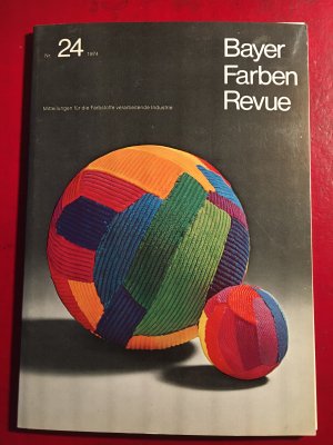 gebrauchtes Buch – Bayer AG – Bayer Farben Revue - Mitteilungen für die Farbstoffe verarbeitende Industrie - Nr 24 / 1974