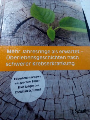 gebrauchtes Buch – Reuter, Elmar; Haarhoff – Mehr Jahresringe als erwartet - Überlebensgeschichten nach schwerer Krebserkrankung