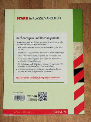 gebrauchtes Buch – Werner Wirth – Rechenregeln und Rechengesetze - 7. - 10. Klasse