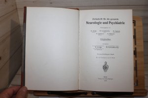 Zeitschrift für die gesamte Neurologie und Psychiatrie. Originalien. 33.Band.