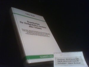 Repetitorium für Heilpraktiker-Anwärter aller Schulen : e. Frage- u. Antwortkatalog als Wiederholungs- u. Auffrischungshilfe d. Wissensstoffes zur Vorbereitung auf d. Heilpraktikerüberprüfung sowie e. Nachschlagewerk für Therapeuten u. Dozenten.